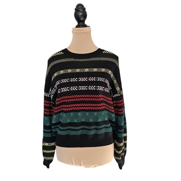 525 America Green Red Yellow White Pullover Sweater - Picture 6 of 12